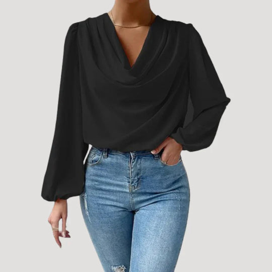Nikita | Elegante Bluse mit V-Ausschnitt