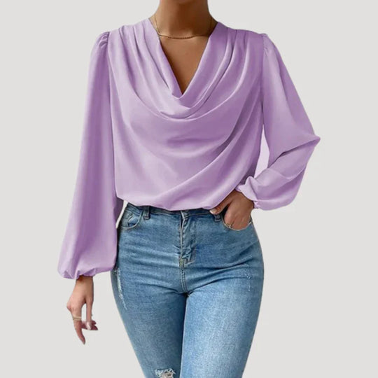 Nikita | Elegante Bluse mit V-Ausschnitt