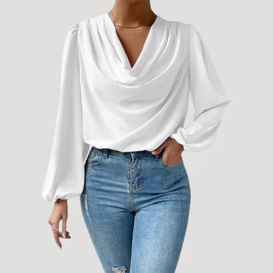 Nikita | Elegante Bluse mit V-Ausschnitt