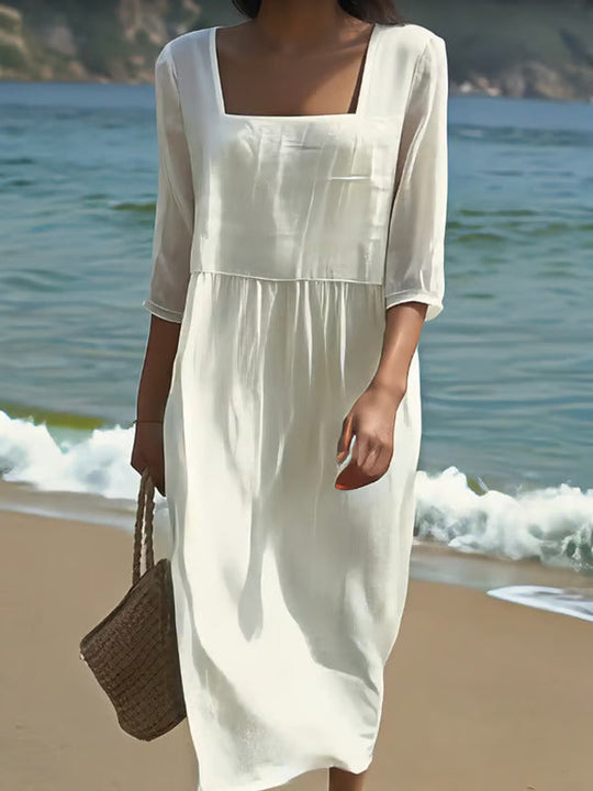 Xaveria | Leichtes Sommerkleid mit entspannter Passform