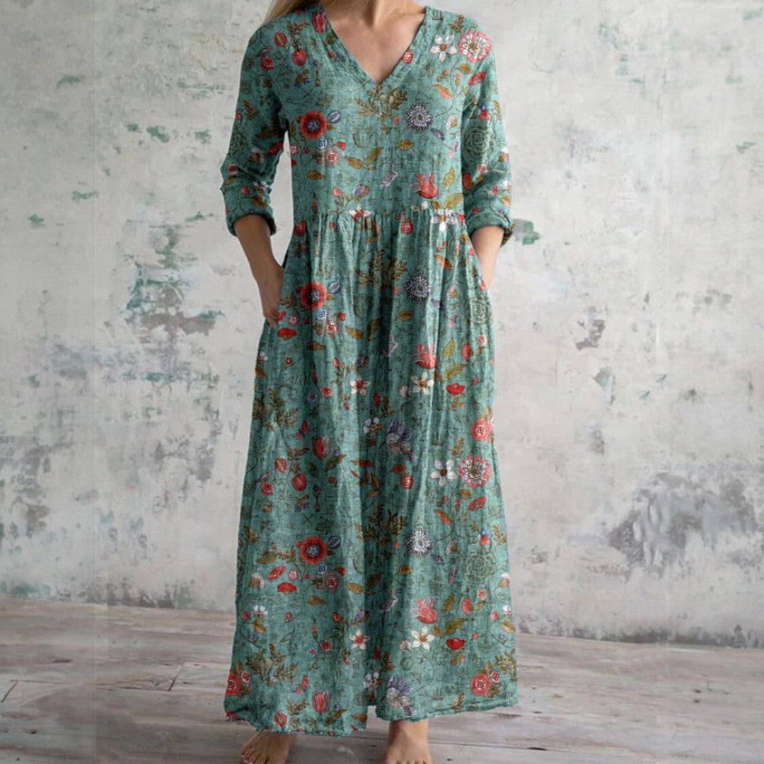Eliana | Sommerkleid mit Blumendruck und luftiger Passform