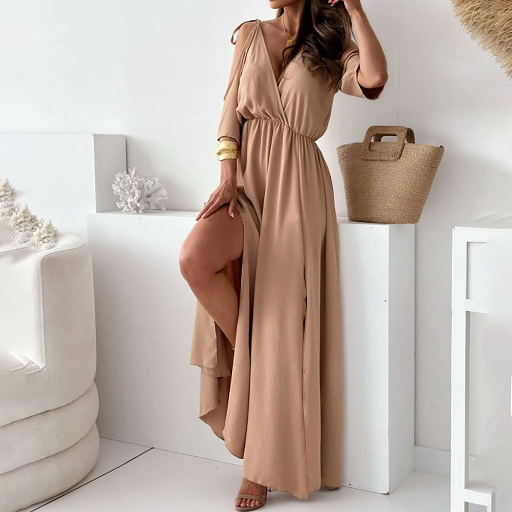 Sienna | Elegantes Kleid mit sinnlichem Seitenschlitz