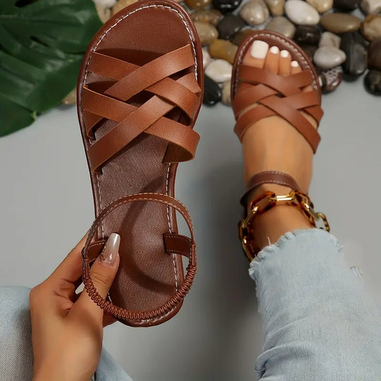 Hiltraud | Bequeme orthopädische Sandalen mit flexibler Passform