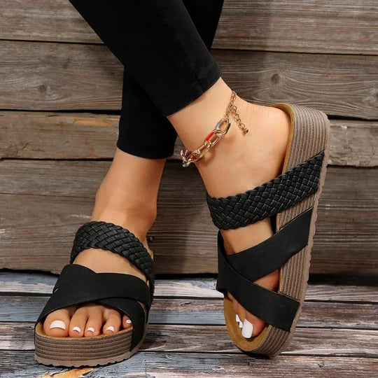 Dagmar | Bequeme Sommersandalen mit stützender Passform