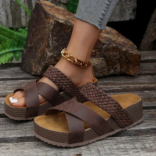 Dagmar | Bequeme Sommersandalen mit stützender Passform