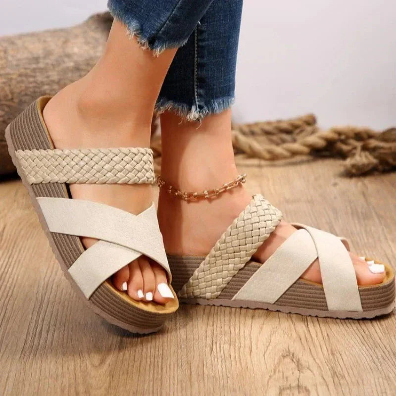 Dagmar | Bequeme Sommersandalen mit stützender Passform