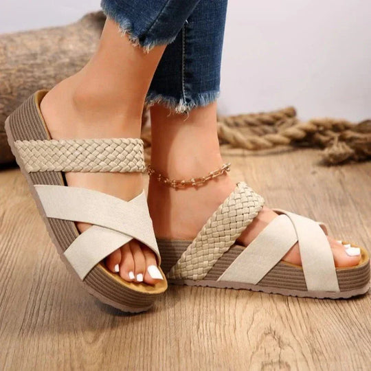 Dagmar | Bequeme Sommersandalen mit stützender Passform