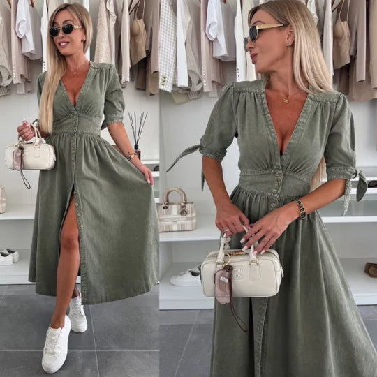 Ivanka | Strahlendes Denim-Kleid für einen modernen Look