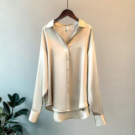 Silcia | Elegante Satinbluse