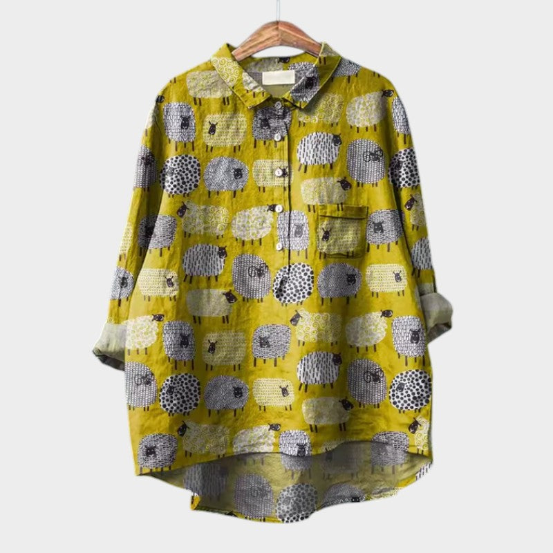 Erika | Luftige Bluse mit floraler Leichtigkeit
