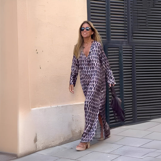 Nina | Boho-Kleid mit lebendigen Mustern und freiem Stil