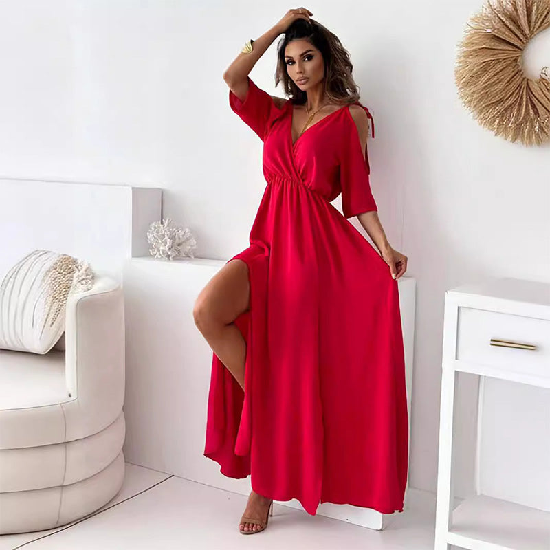 Sienna | Elegantes Kleid mit sinnlichem Seitenschlitz