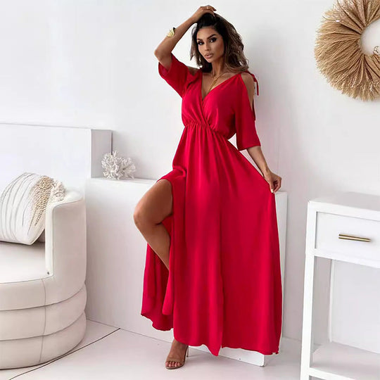 Sienna | Elegantes Kleid mit sinnlichem Seitenschlitz