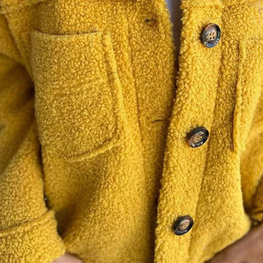 Luna | Kurze Wolljacke mit Reverskragen