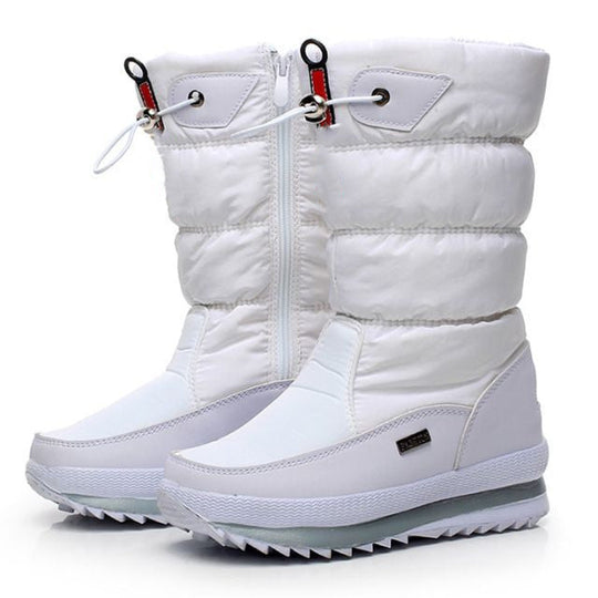 Sofie | Halbfrei und wasserdichte Schneestiefel mit Kunstfell