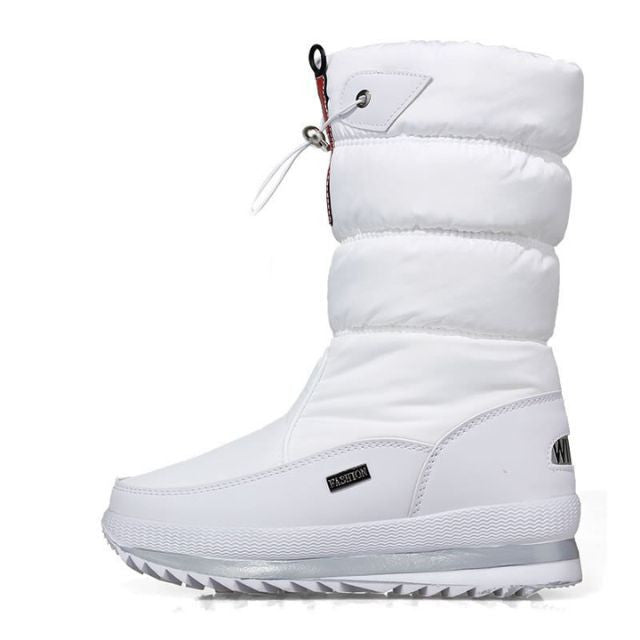 Sofie | Halbfrei und wasserdichte Schneestiefel mit Kunstfell