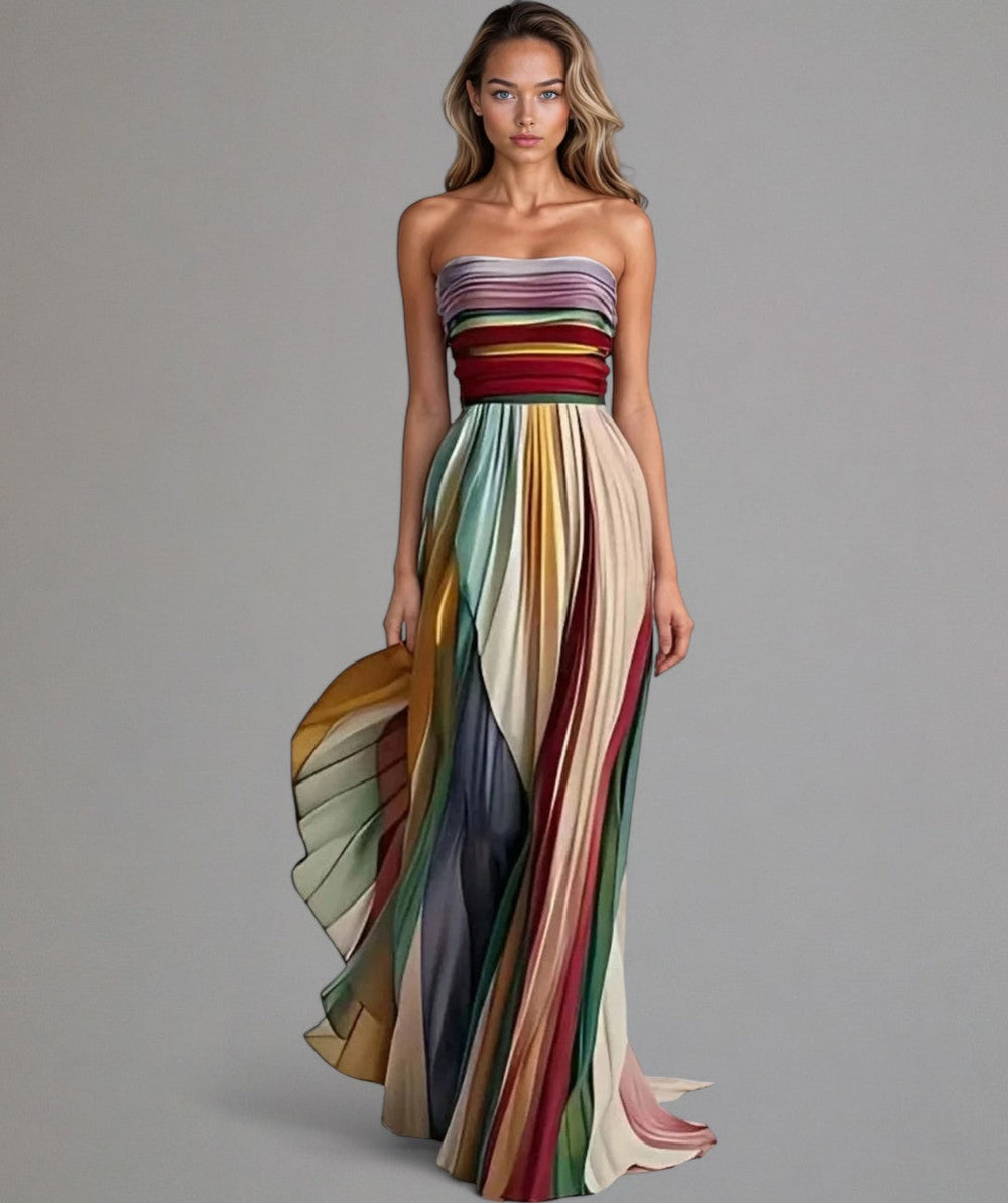 Flora | Luftiges Sommerkleid mit fließendem Schnitt & frischer Farbgebung