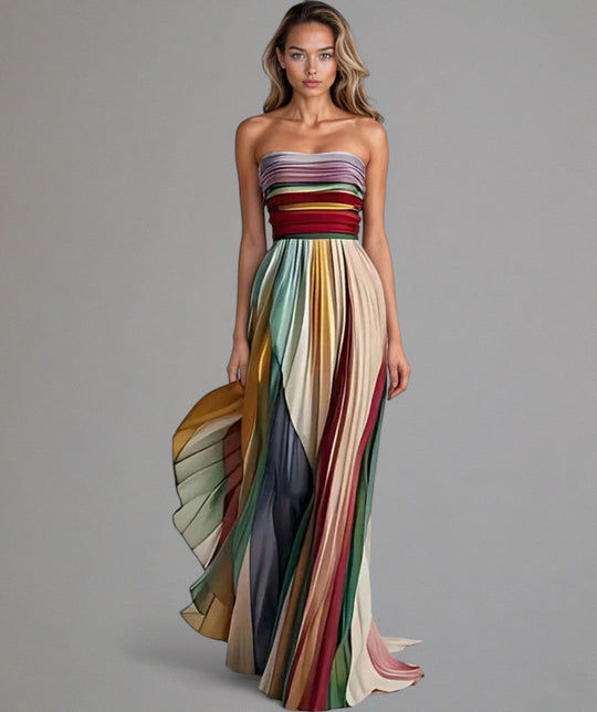 Flora | Luftiges Sommerkleid mit fließendem Schnitt & frischer Farbgebung