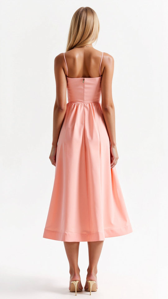 Tamara | Fließendes Midikleid mit femininer Silhouette