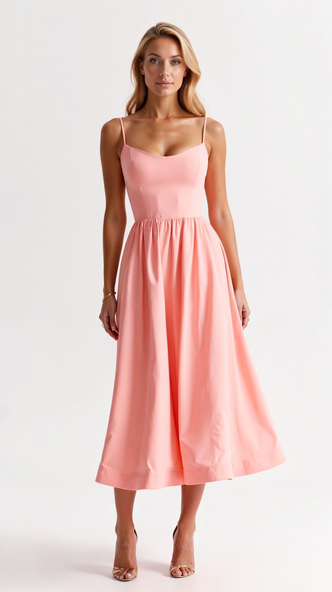 Tamara | Fließendes Midikleid mit femininer Silhouette