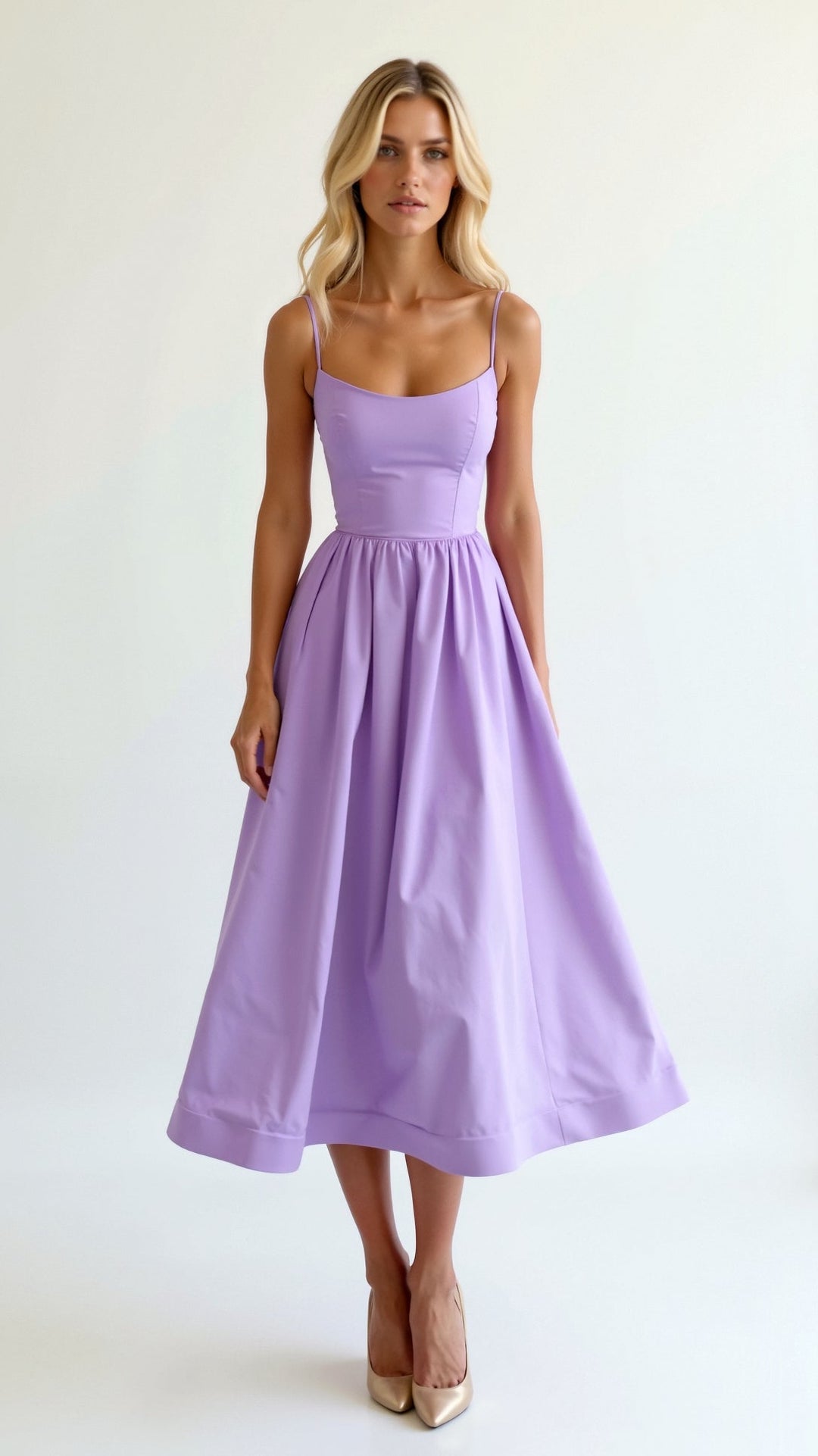 Tamara | Fließendes Midikleid mit femininer Silhouette