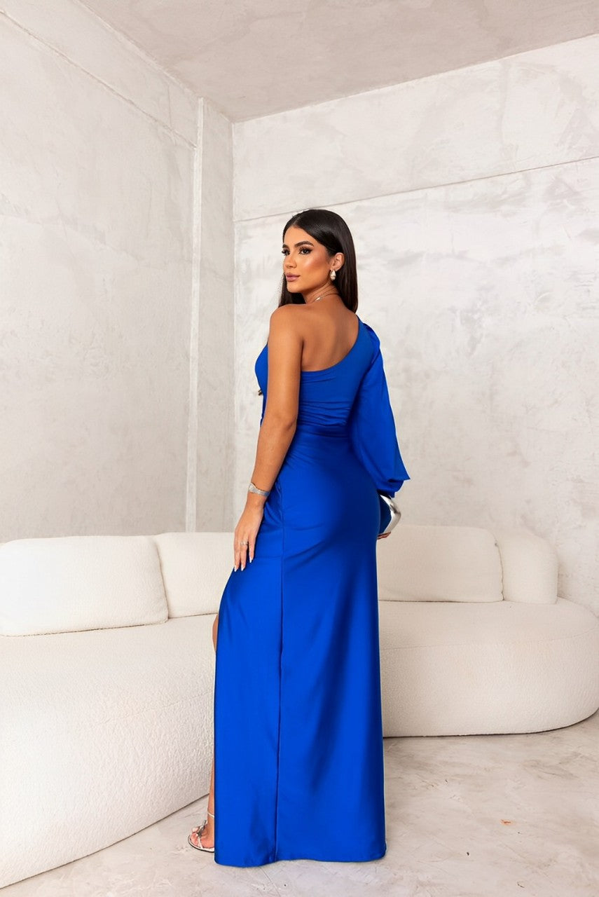 Angela | Elegantes One-Shoulder-Kleid mit femininer Silhouette